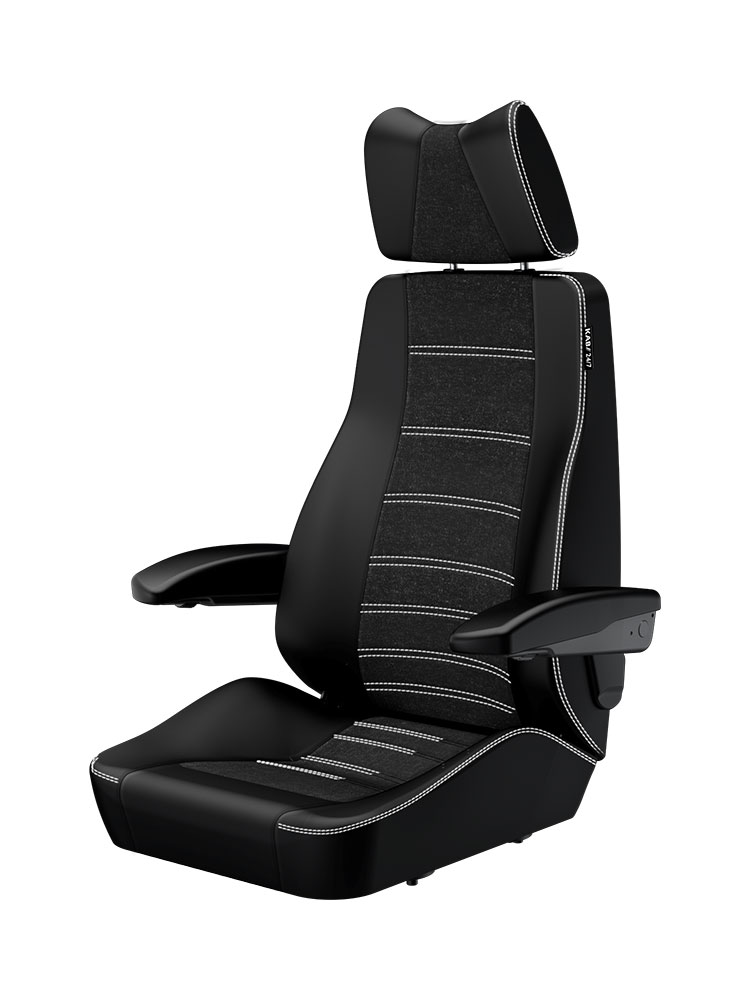 24-Stunden-Stuhl-controller-White-Line-Leder-Stoff-Schwarz-sitz-besser.de