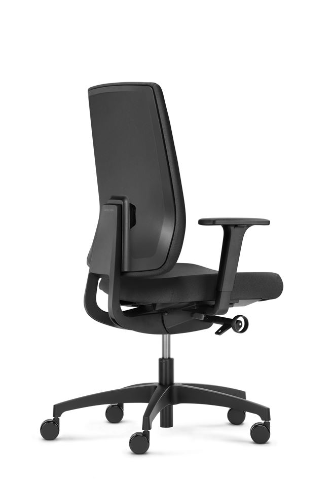 Homeoffice-Stuhl-indeed-ID 7046-schwarz-hinten